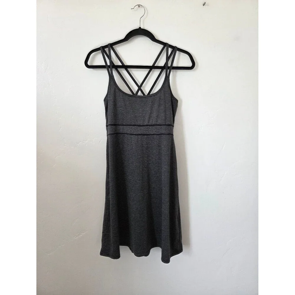 Soybu Sporty Athletic Dress Striped Preppy Golf Pickleball Tennis Beach Medium